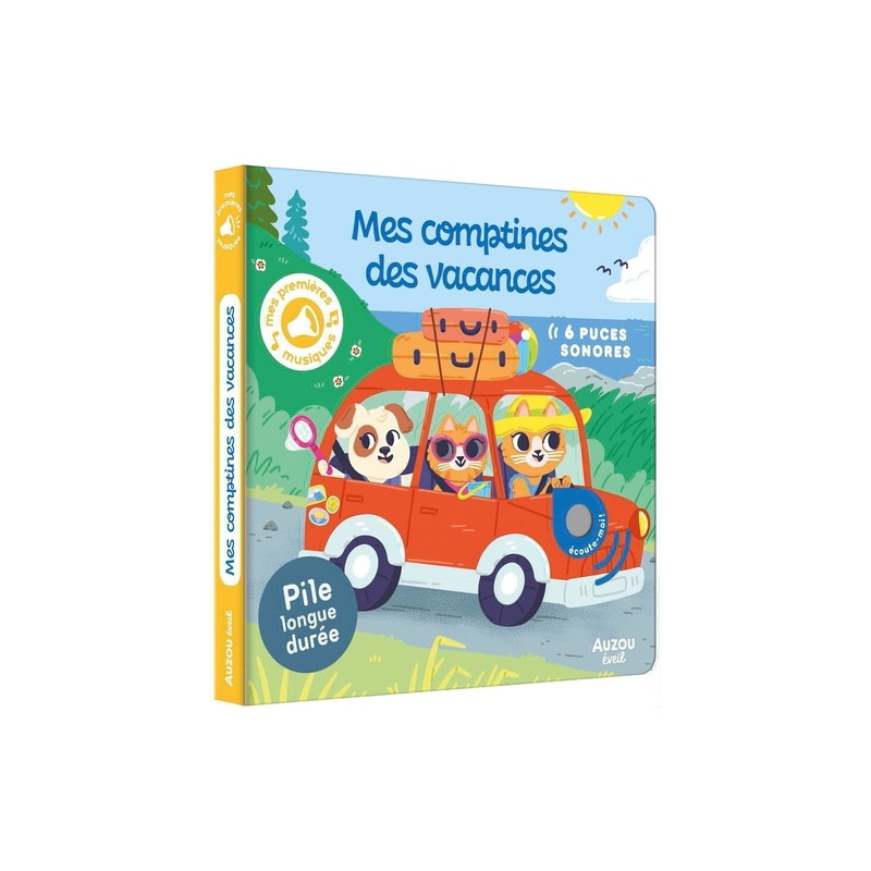 Mes Comptines des Vacances - Livre Sonore pour Bébé