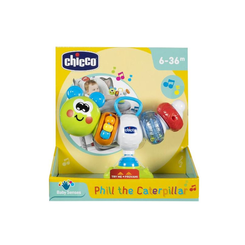 Phill the Caterpillar – Hochet Éducatif pour Bébé