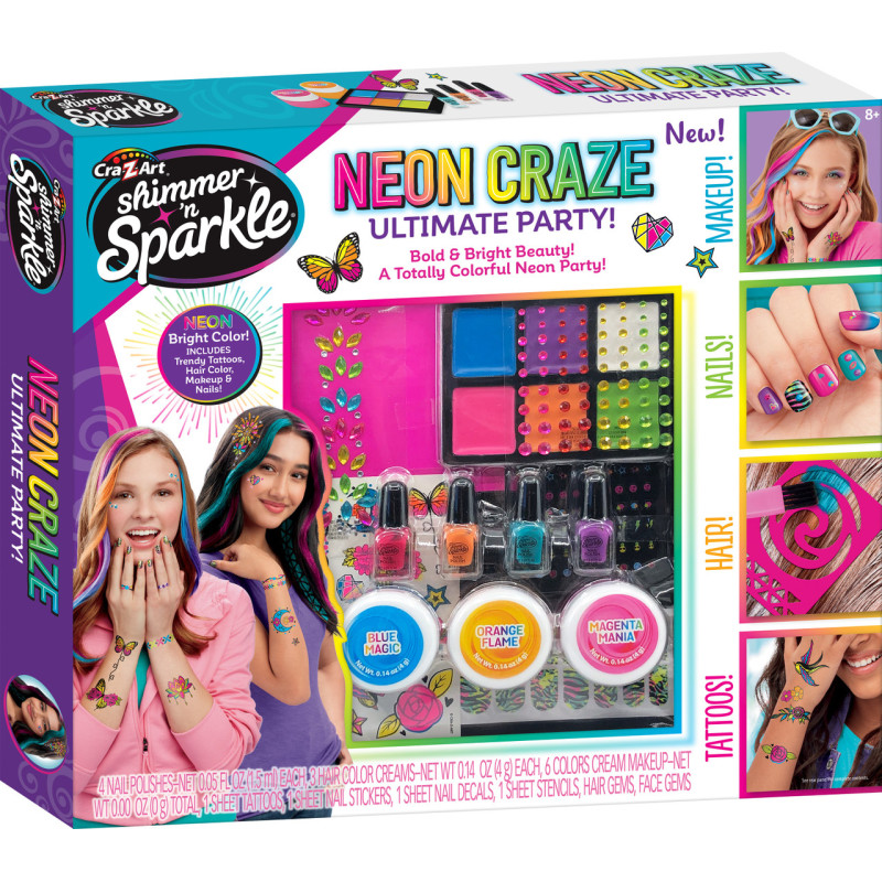 Shimmer ‘n Sparkle Glow Craze Ultimate Party - Kit de Beauté