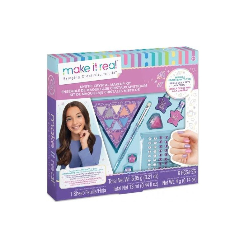 Mystic Crystal Makeup Kit – Kit de maquillage créatif pour enfants