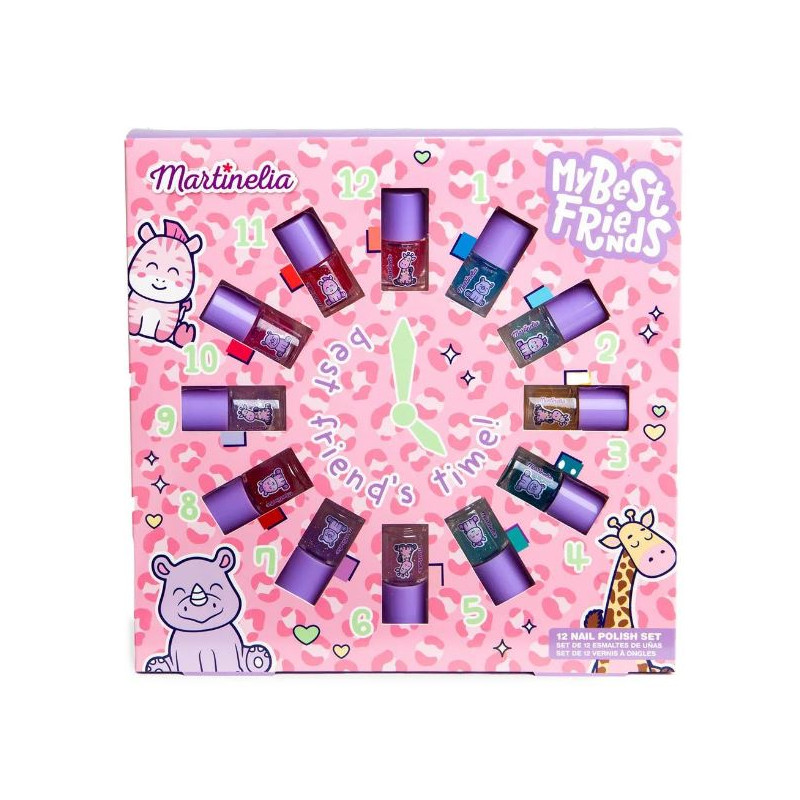 MARTINELIA BFF CLOCK NAIL POLISH BEAUTY SET - Kit Vernis Créatif
