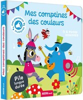Mes comptines des couleurs (sonore) - Livre éducatif pour enfants