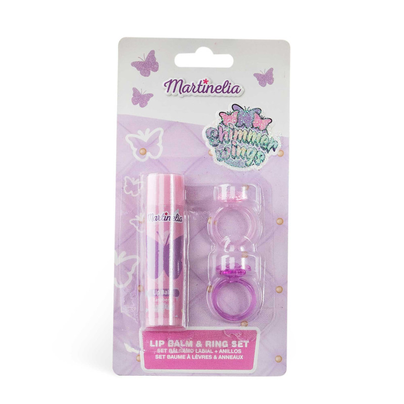 MARTINELIA SHIMMER WINGS LIP BALM & RING SET – Kit créatif enfant