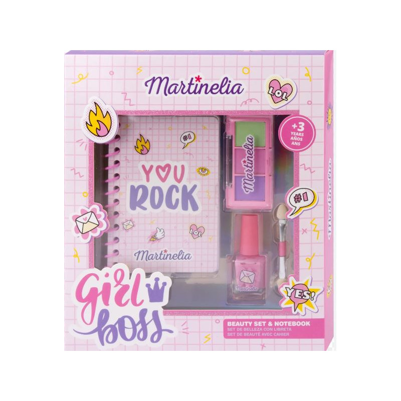 MARTINELIA SUPER GIRL NOTEBOOK & BEAUTY SET - Kit créatif enfant