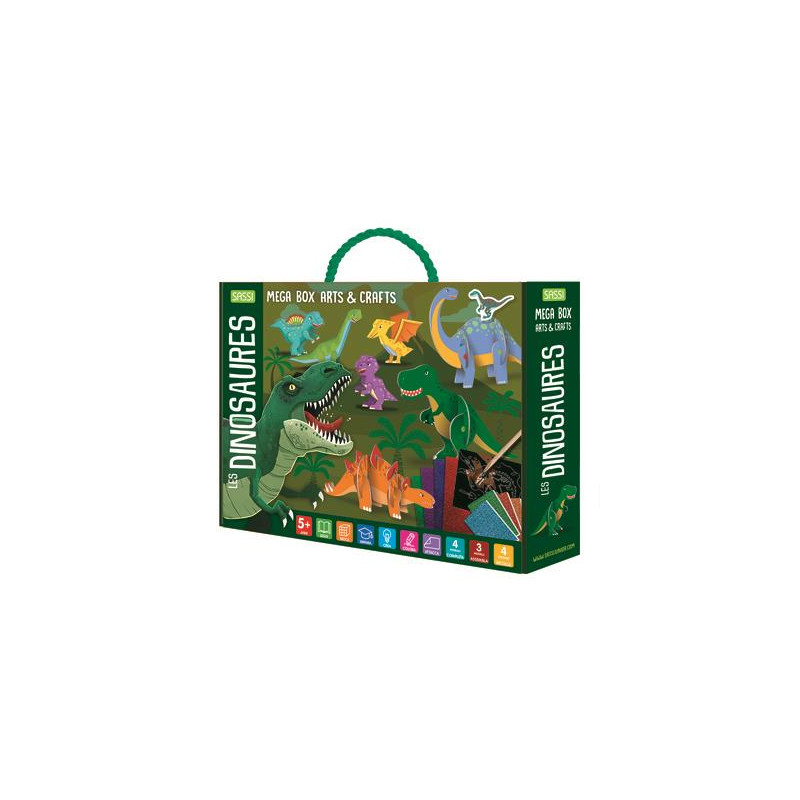 Coffret MEGA ARTS & CRAFT. LES DINOSAURES pour enfants