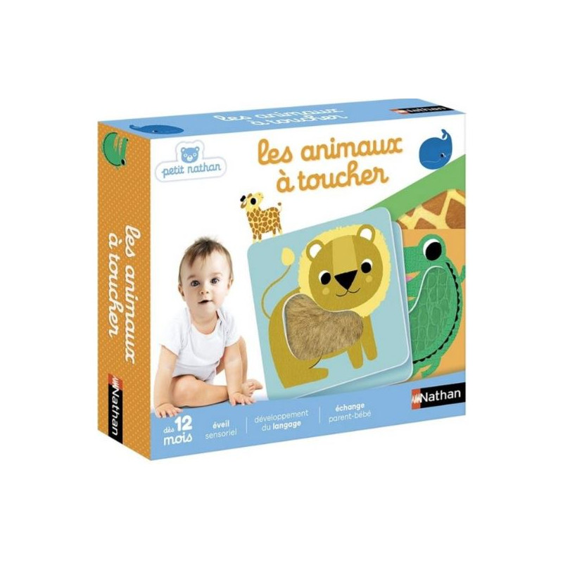 Petit Nathan – Les animaux à toucher | Éveil multi-sensoriel