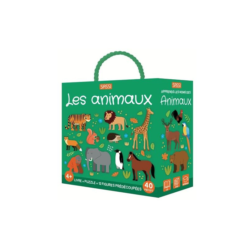 Q-Box Les animaux – Puzzle éducatif pour enfants