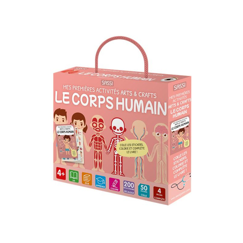 ARTS & CRAFT – LE CORPS HUMAIN : Apprenez avec un kit créatif.