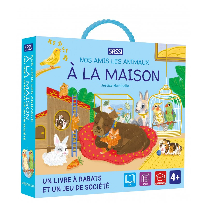 Nos amis les animaux – A la maison : Livre éducatif interactif