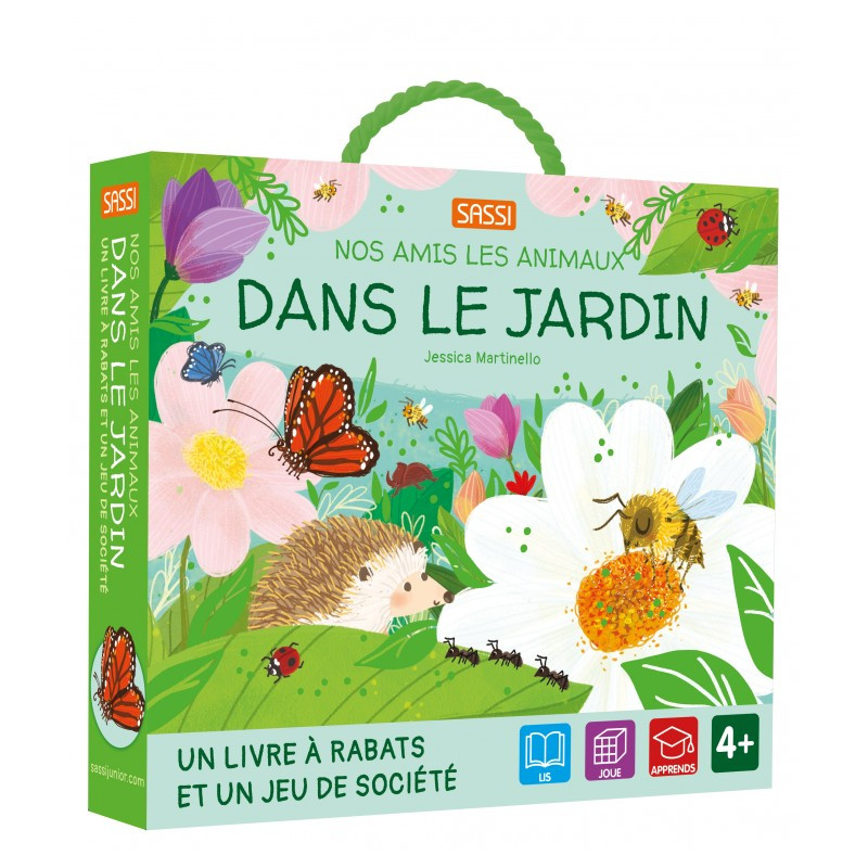 Nos amis les animaux – Dans le jardin : Livre éducatif