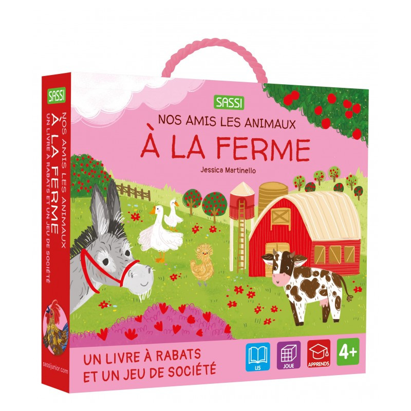 Nos amis les animaux – A la ferme | Livre éducatif interactif