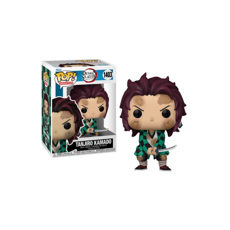 Pop! Animation: Demon Slayer - Tanjiro (Training) - Figurine Funko