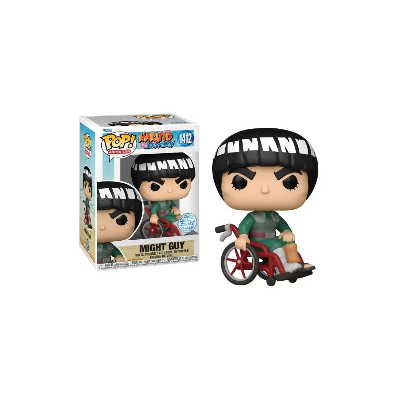 Pop! Animation: Naruto – Might Guy Wheelchair – Figurine Funko