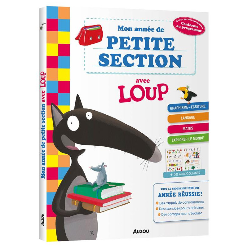 Mon année de petite section avec Loup - Apprentissage ludique