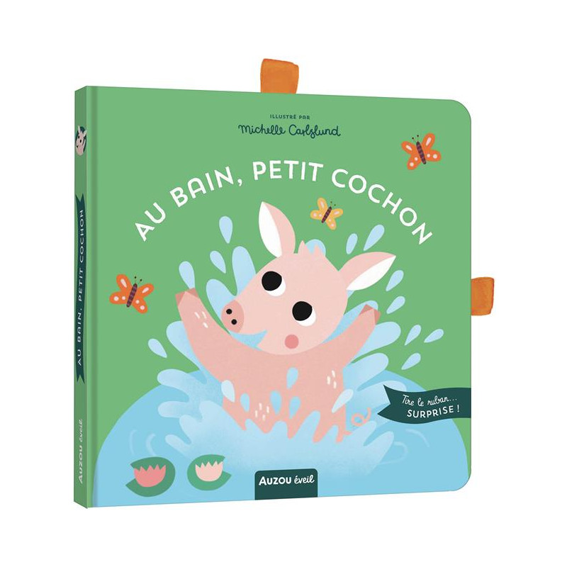 Au bain, petit cochon – Livre interactif pour enfants