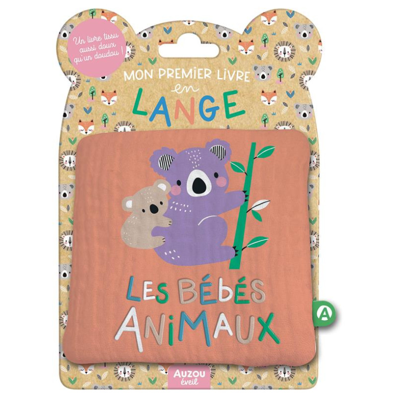 Mon Premier Livre Tissu – Les Bébé Animaux | Éveil Tactile
