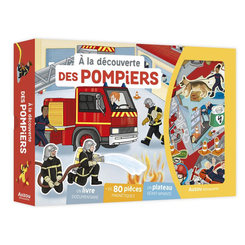A LA DÉCOUVERTE DES POMPIERS - Coffret magnétique éducatif