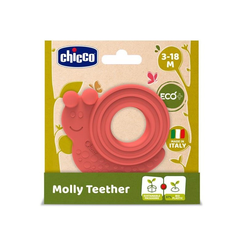 Snail Teether Chicco – Anneau de Dentition Écologique