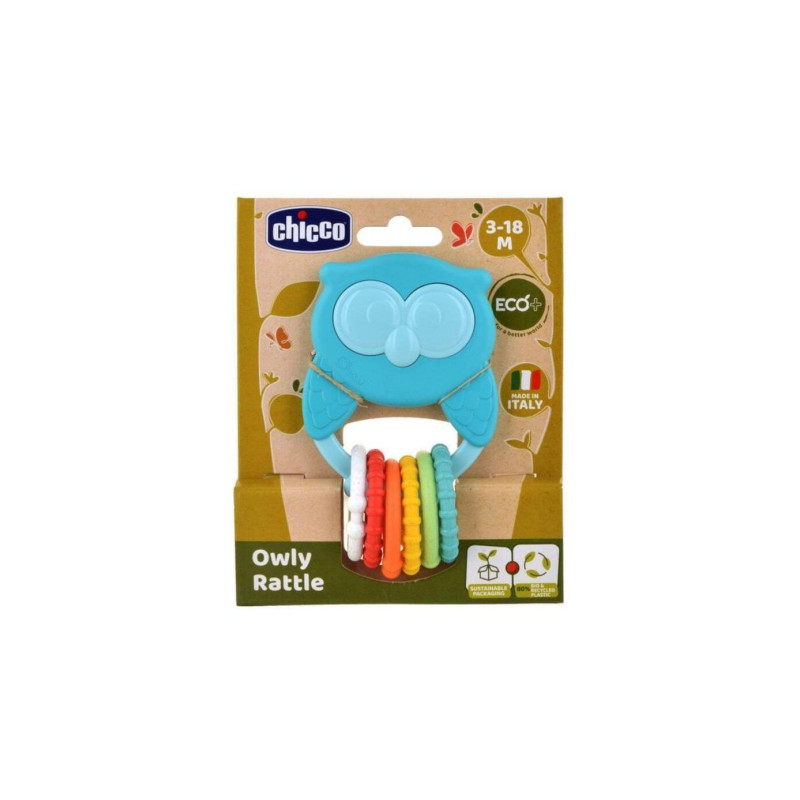 Owly Rattle – Hochet Hibou Chicco pour Bébé