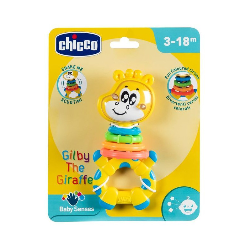 Gilby the giraffe – Hochet éducatif pour bébé