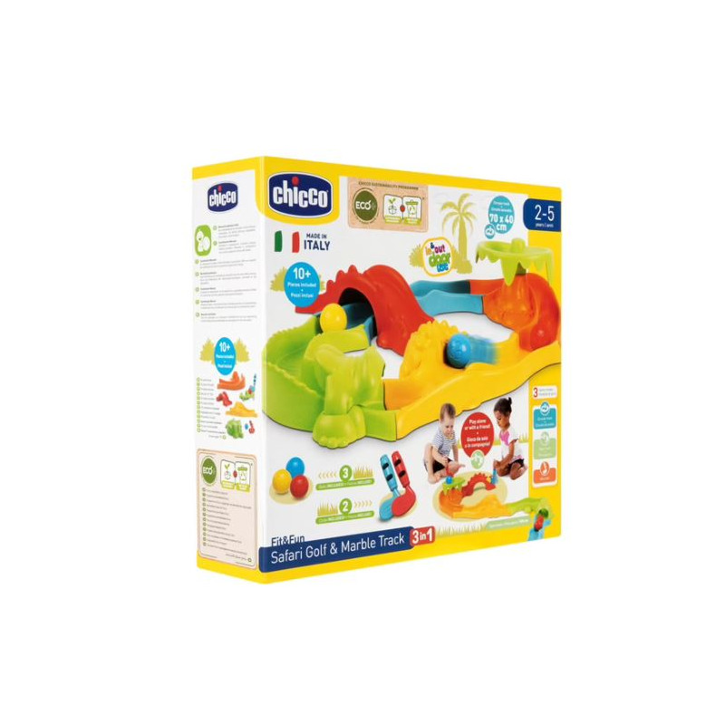 TOY 3IN1 SAFARI GOLF & MARBLE TRACK – Jeu Éducatif Enfant