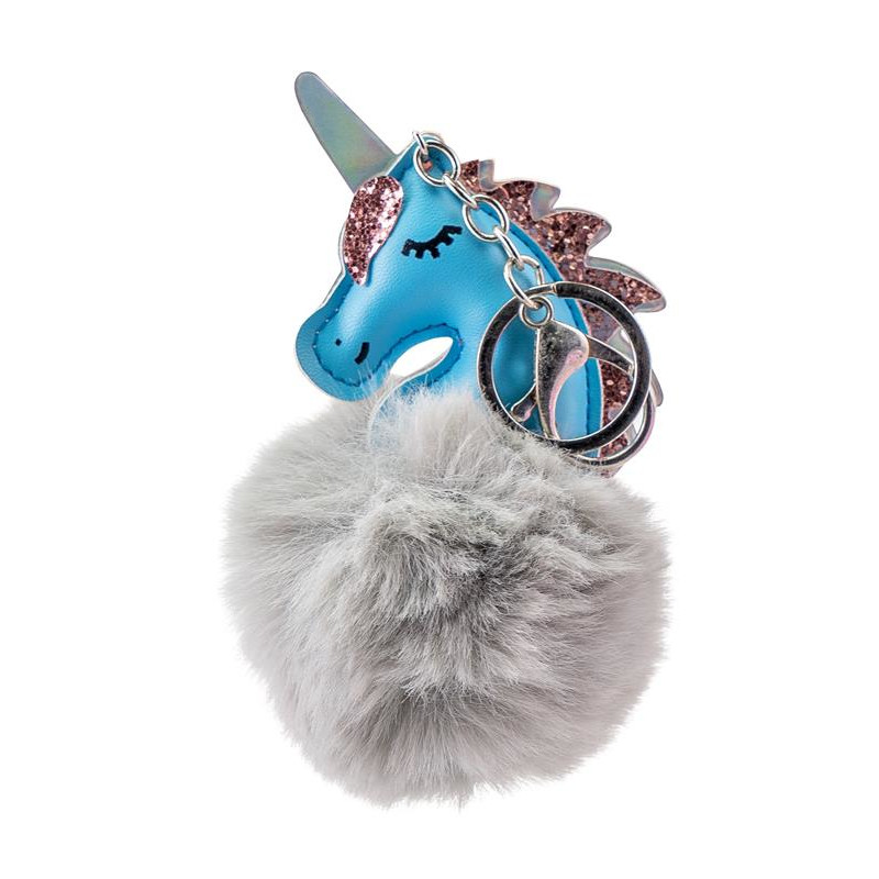 MARTINELIA KEYCHAIN UNICORN PUFF. Bleu – Porte-clés Fantaisie