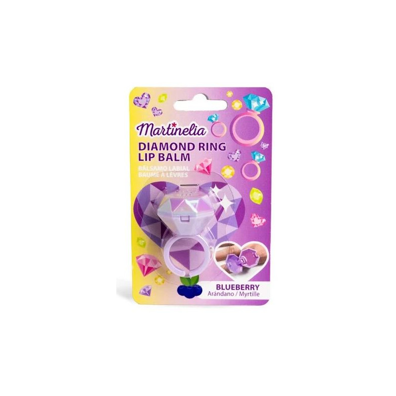 MARTINELIA RING LIP BALM. Violet – Baume à lèvres créatif