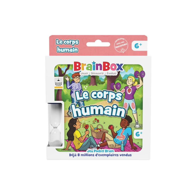 BrainBox Pocket : Le Corps Humain - Jeu d'observation et de mémoire