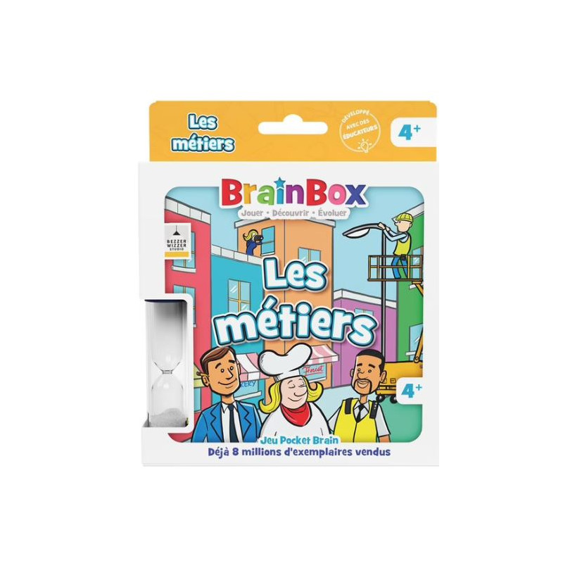BrainBox Pocket : Métiers - Jeu de Mémoire Éducatif