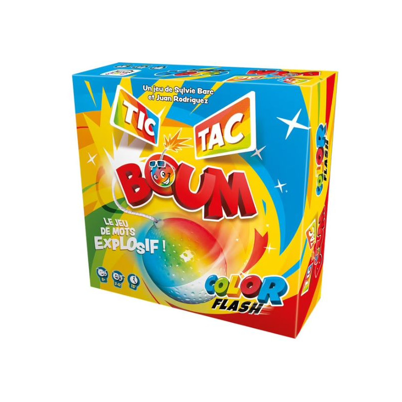Tic Tac Boum Color Flash – Jeu de société dynamique pour toute la famille
