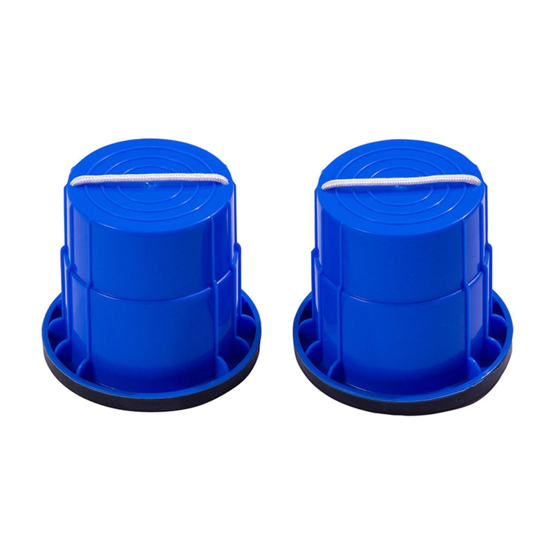 Paire d'échasses avec gomme anti glissade - Bleu