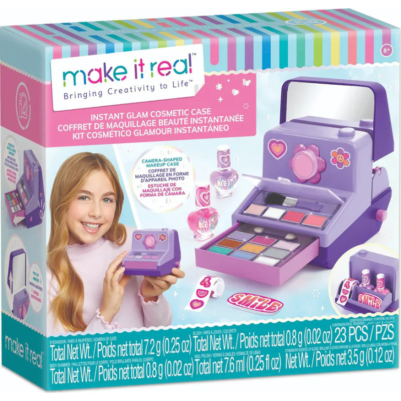 Instant Glam Cosmetic Case - Kit de maquillage créatif