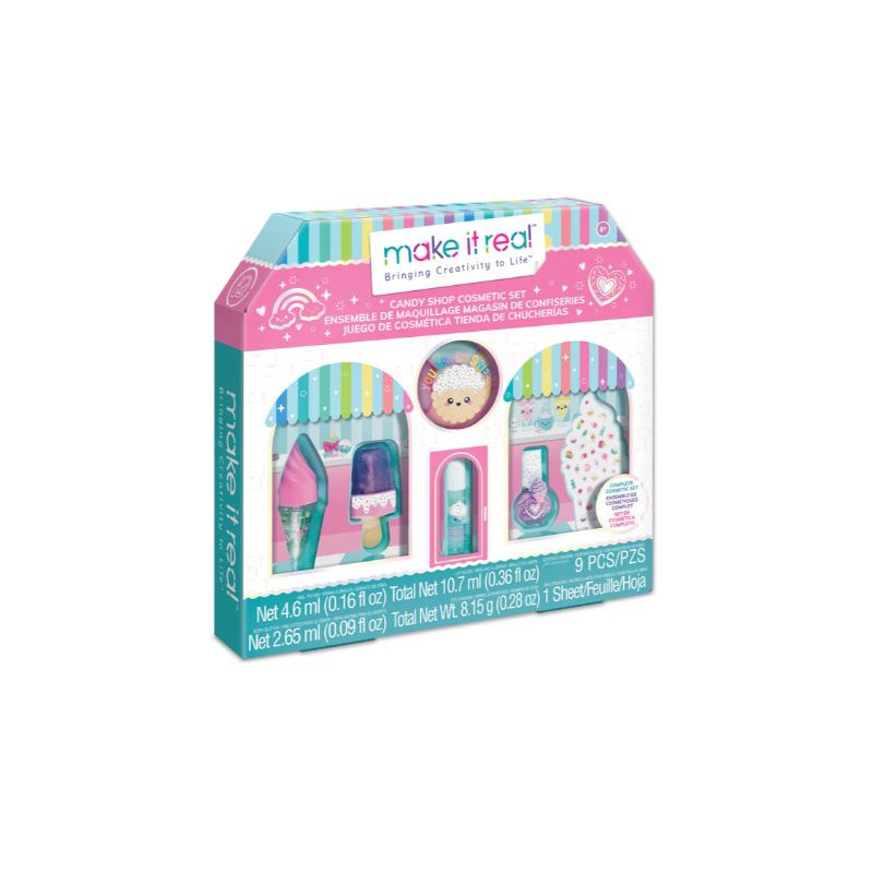 Candy Shop Cosmetic Set - Kit Créatif pour Préadolescentes