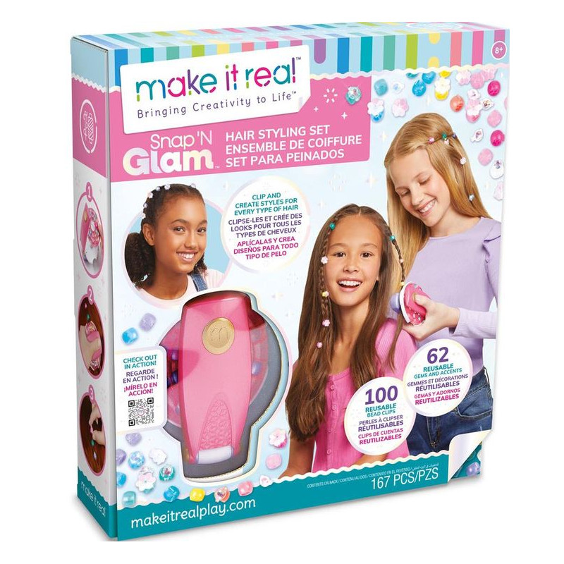 Snap n’ Glam Hair Styling Set – Créez vos coiffures uniques