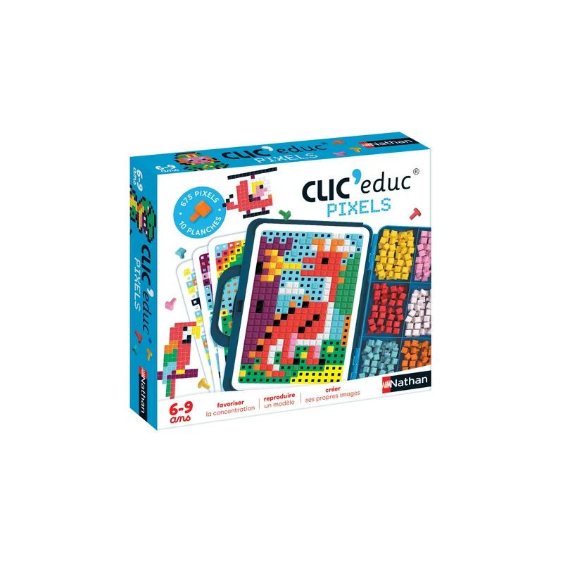 CLIC'EDUC PIXELS - Jeu éducatif de reconnaissance des couleurs