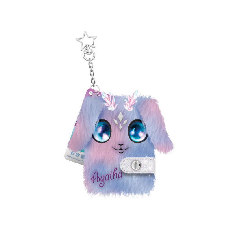 Mini carnet peluche Agatha - Journal intime original
