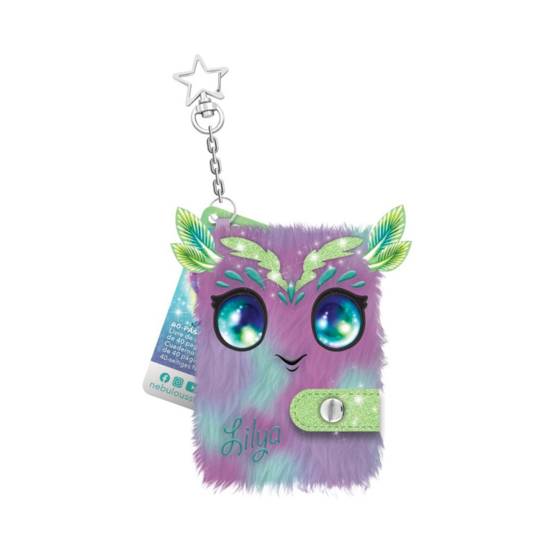 Mini carnet peluche Lilya – Journal intime tendance