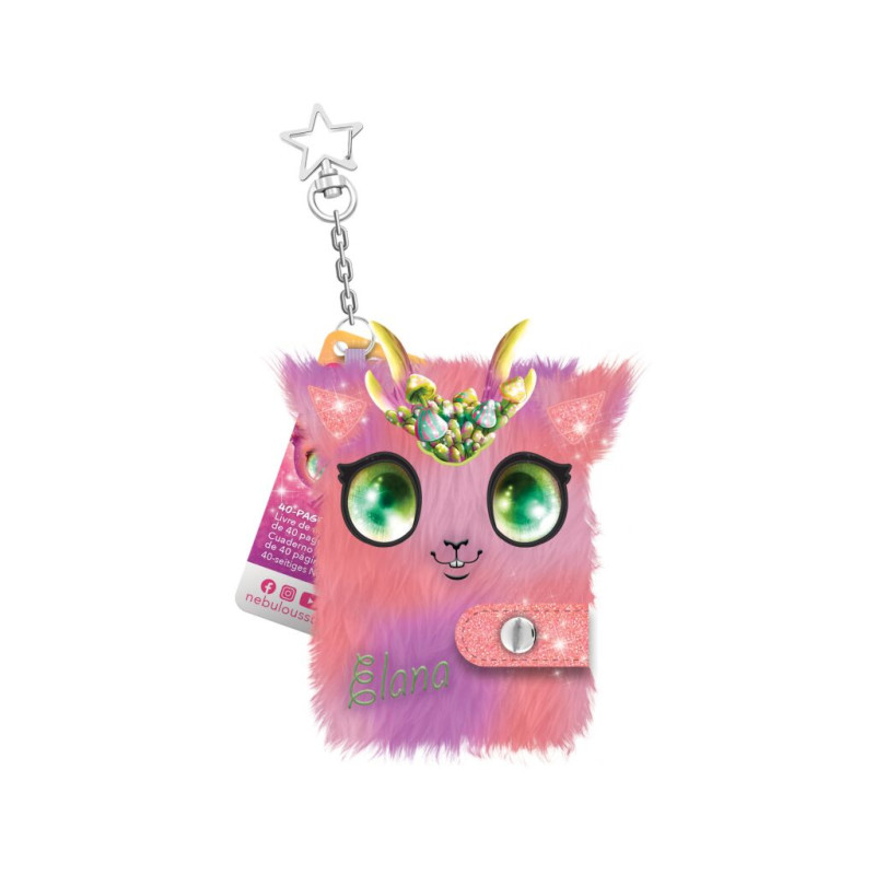 Mini carnet peluche ELANA – Journal intime tendance