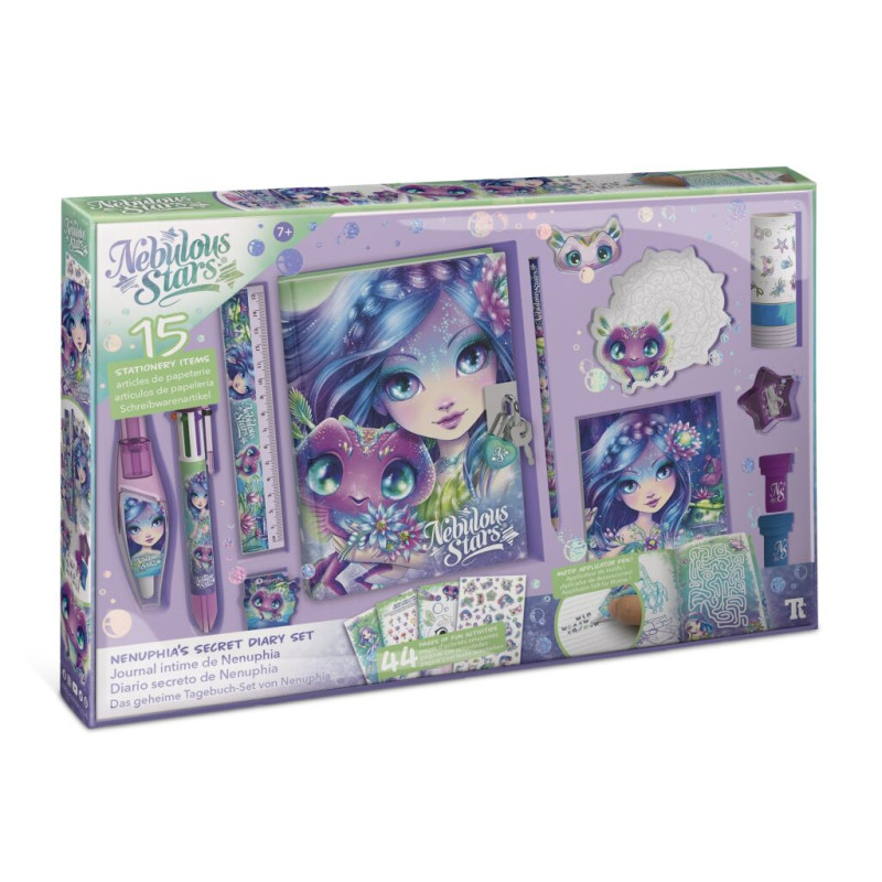 Ensemble journal intime de Nenuphia - Kit créatif pour enfants