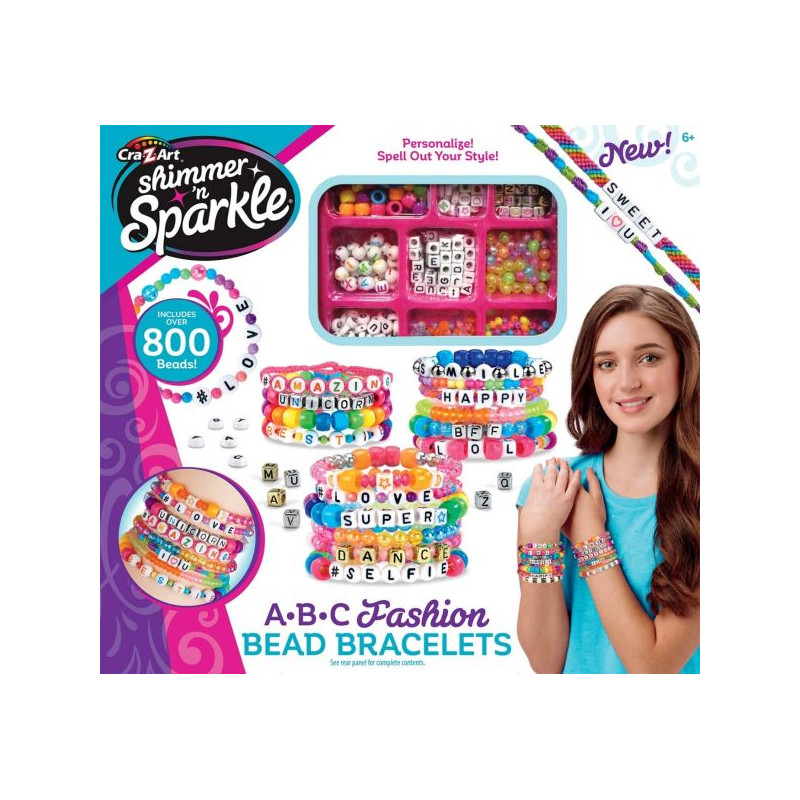 Bracelets en Perles ABC Scintillantes - Shimmer 'N Sparkle