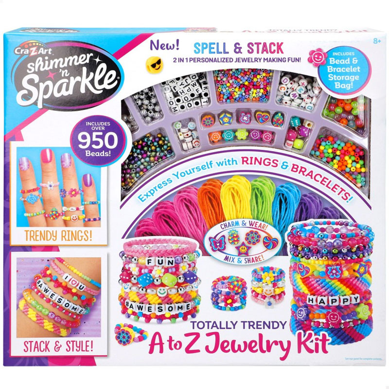 Kit bijou créatif - Shimmer 'N Sparkle Totally Trendy A-Z