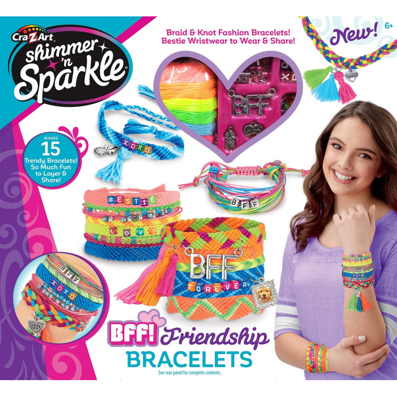 Shimmer ‘n Sparkle BFF Friendship Bracelets – Kit Créatif