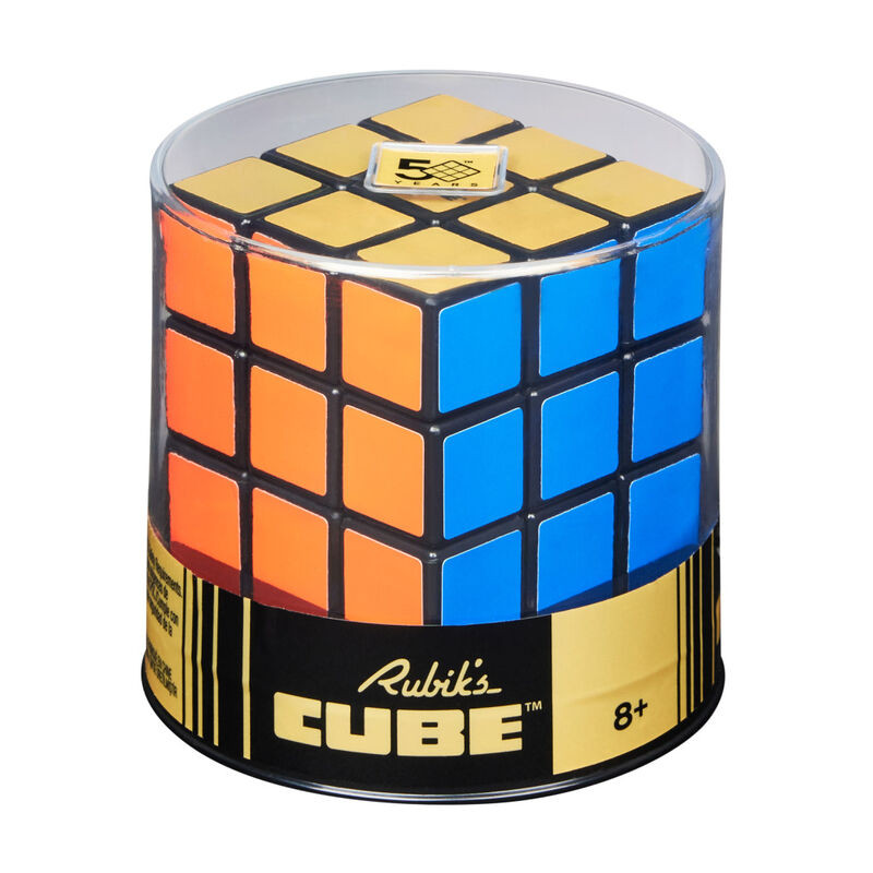 RUBIK'S CUBE 3x3 50 ANS RETRO - Casse-tête Vintage