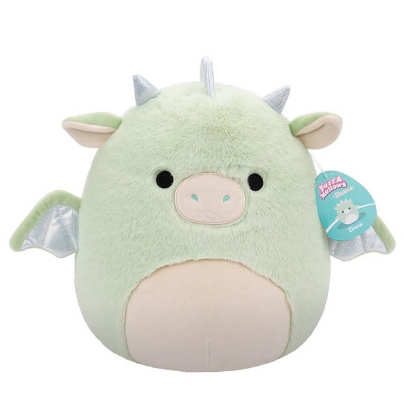 SQK – Medium Plush 12″ Squishmallows – Drew Dragon Vert