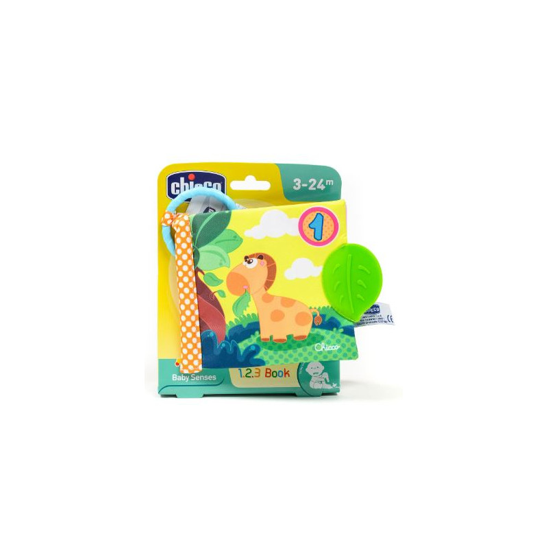 1-2-3- Book (Fabric) – Livre en tissu pour éveil tactile