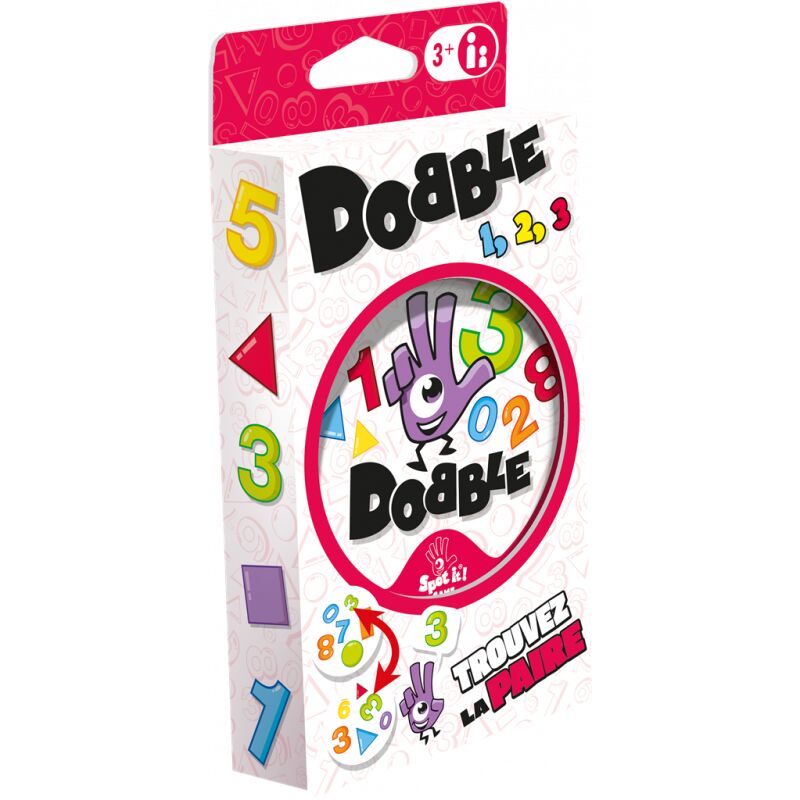 product-9669-1 Dobble 123 - Jeu de Cartes Écologique | Asmodee