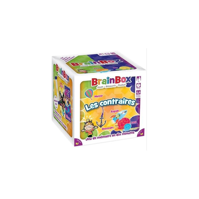 Jeu éducatif BrainBox : Les Contraires - Améliorez l'observation