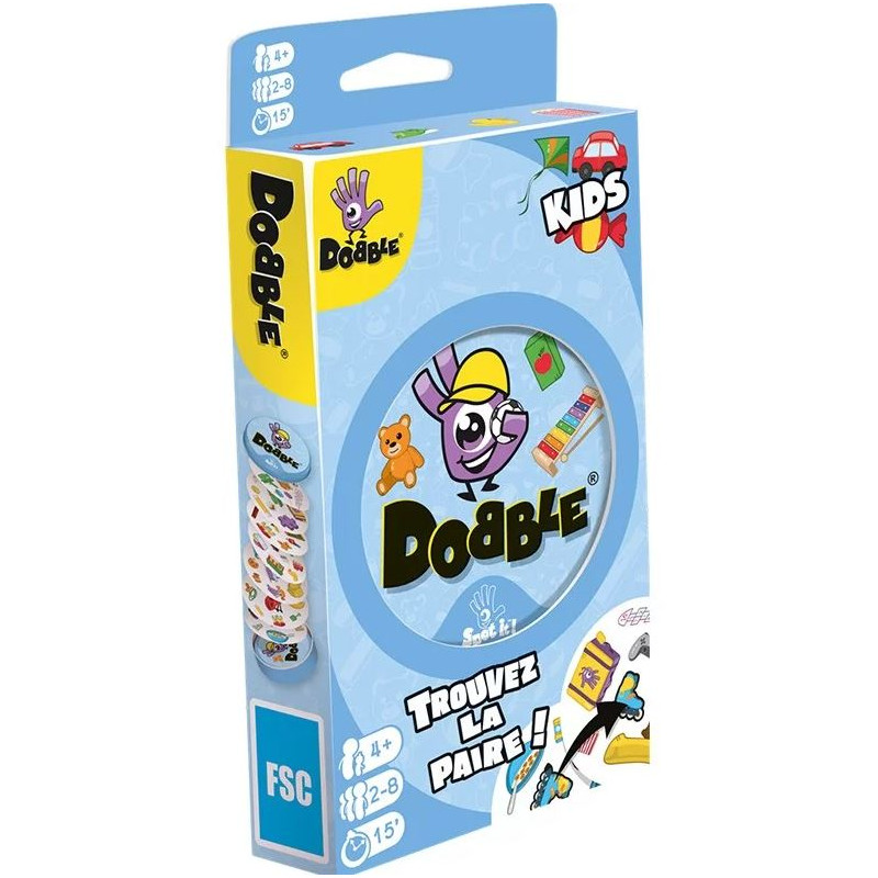 Dobble Kids (Blister Eco) - Jeu d'Ambiance et Rapidité