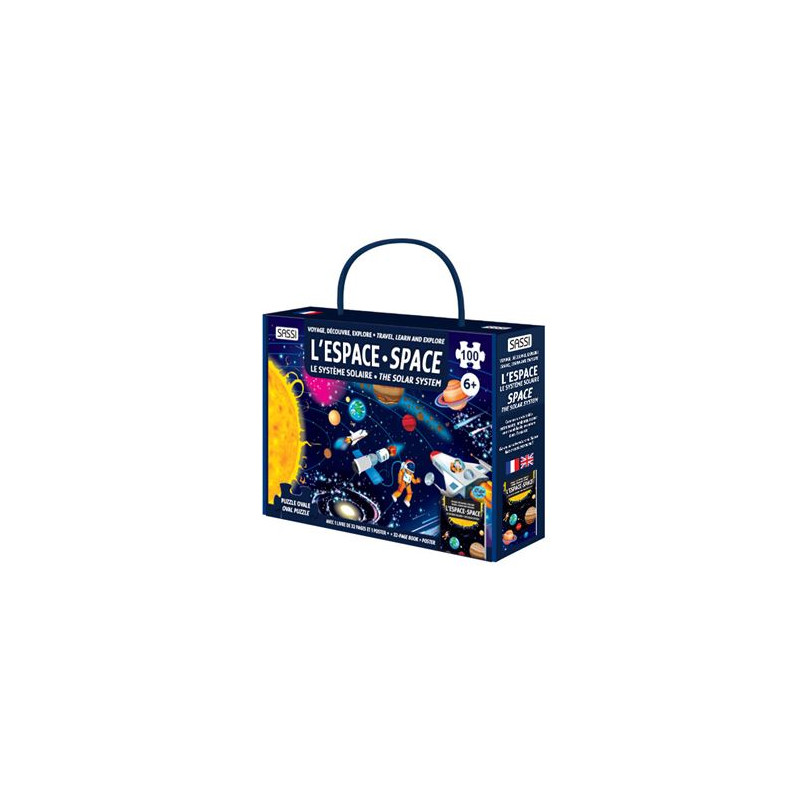 Voyage Découvre Explore - L'Espace - Mini | Puzzle éducatif