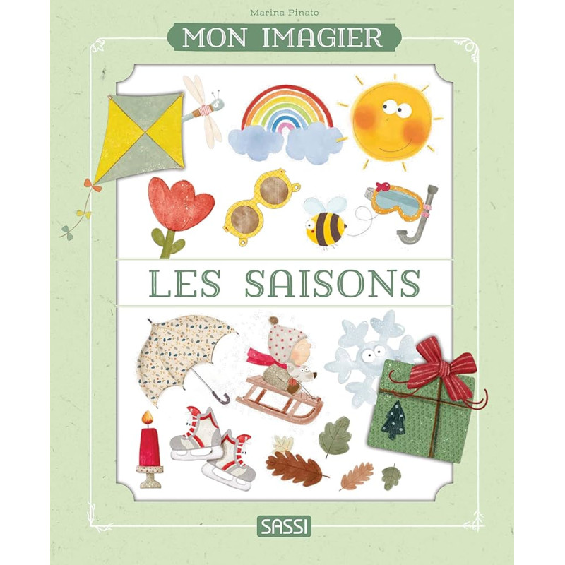 Mon imagier – Les saisons | Découverte des saisons pour enfants